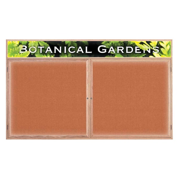 Open Faced Traditional Corkboard, 48x36"